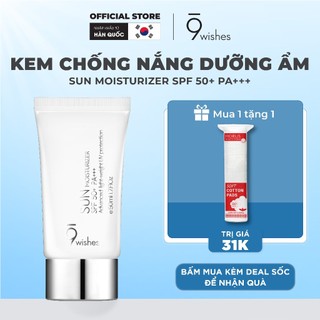 Kem Chống Nắng Dưỡng Ẩm 9 Wishes Sun Moisturizer SPF 50+ PA+++ 50ml