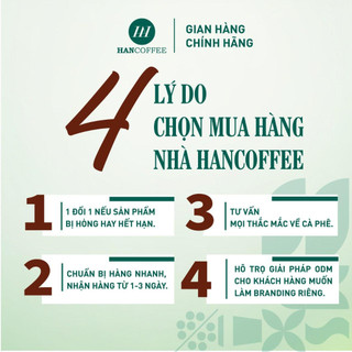 HANCOFFEE Gift Set Cà phê + Phin - set quà tặng cà phê pha phin