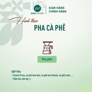HANCOFFEE Gift Set Cà phê + Phin - set quà tặng cà phê pha phin
