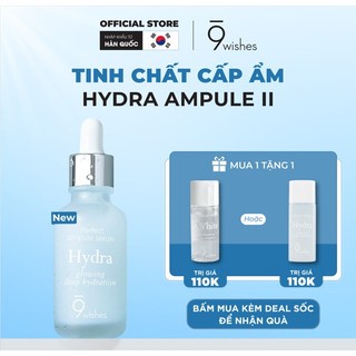 Tinh Chất Dưỡng Ẩm & Căng Bóng Da 9 Wishes Hydra Skin Ampule II 30ml