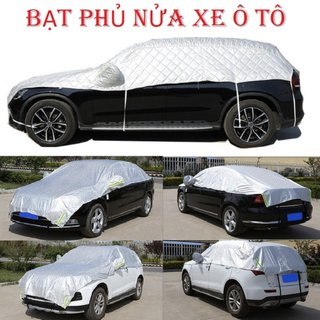 Tấm che nắng kính lái ô tô, bạt che nắng nửa xe hơi, bạt phủ nóc, che kính lái ô tô | HOTACO