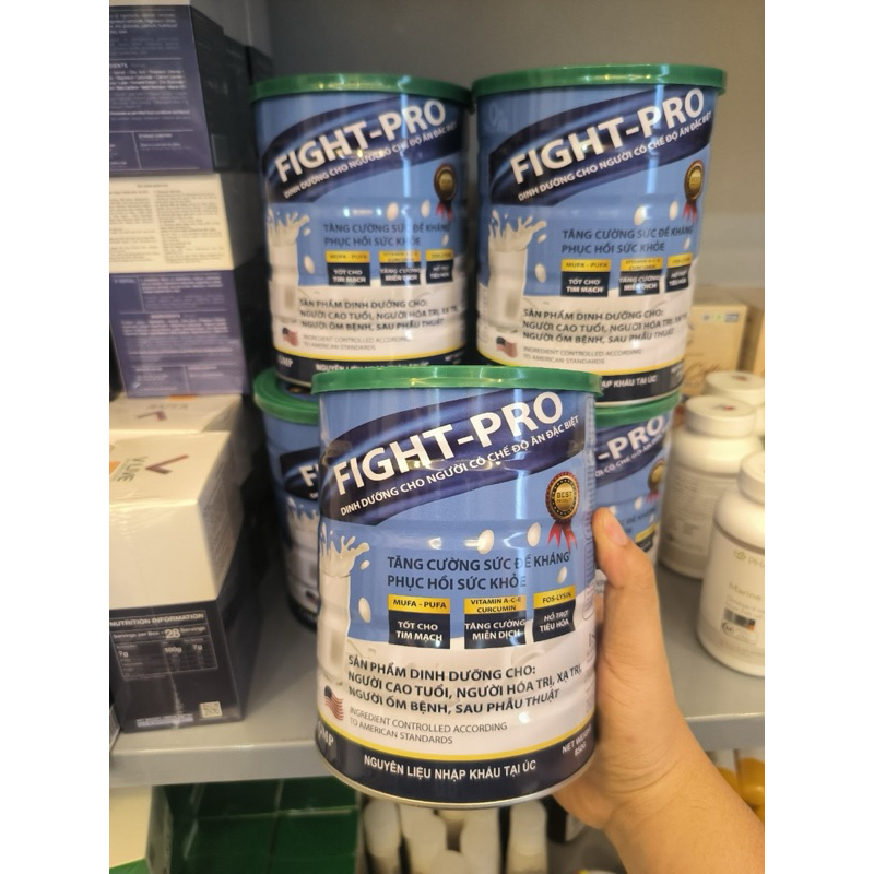 Chính Hãng - Sữa FIGHT-PRO - Sữa Dinh Dưỡng Toàn Diện Giúp Hồi Phục Sức Khoẻ Cho Người Hoá Trị, Xạ Trị