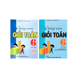Sách - Combo Giúp Em Giỏi Toán 6 - Tập 1+2 (Theo Chương Trình Giáo Dục Phổ Thông Mới) - HA