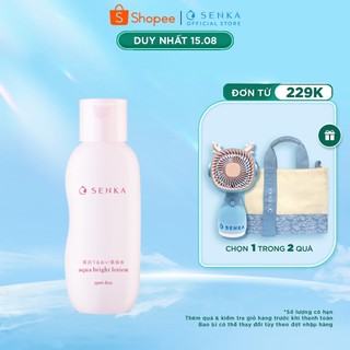 Nước dưỡng da trắng hồng , mờ thâm sạm Senka Aqua Bright Lotion 200ml