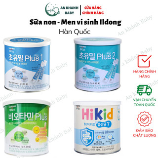 [CHÍNH HÃNG] Sữa Non ILDONG plus số 1,2 Men sắt ILDONG loại 100g date mới nhất DATE T1/2026