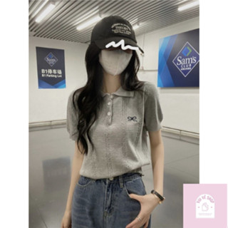 Áo Len Cổ Polo Nữ Tay Bồng Nơ Ngực Cài Khuy Chất Mềm Minj Dễ Mặc Thời Trang Thường Ngày Hàng Hccc | Vui Vẻ Shop