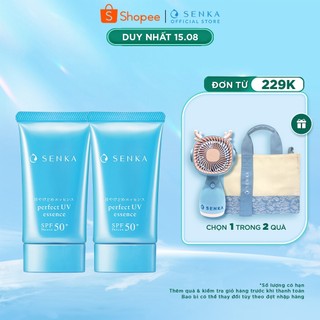 Bộ 02 Tinh chất chống nắng Senka Perfect UV Essence 50g