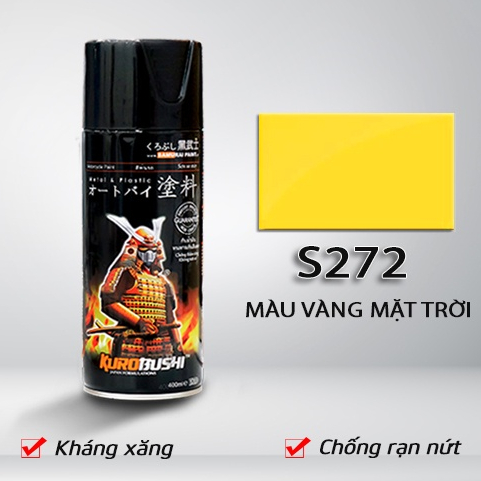 Sơn  Samurai Màu Vàng Mặt Trời - Mã S272*