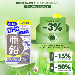 Viên uống Bổ sung Kẽm DHC Zinc 30 Ngày (30 Viên)