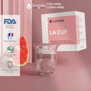 Cốc Nguyệt San La Cup Chính Hãng Luneale Không Đuôi Size S/M/L Nhập Khẩu Pháp Chất Liệu Silicon Y Tế Bạch Kim