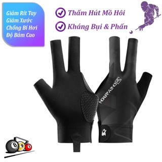 Găng Tay Bida Hở Ngón 3 Ngón Tay Trái Nhập Khẩu Vải Polyester Mát Mẻ (Bao Cơ Bida Nhẹ Và Thoáng Khí Chống Trượt Mài Mòn)