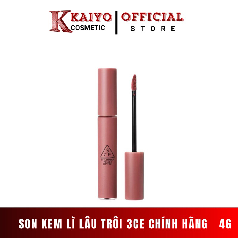 Son Kem Lì 3CE Mịn Màng Như Nhung 3CE Velvet Lip Tint 4g Kaiyo_cosmetic