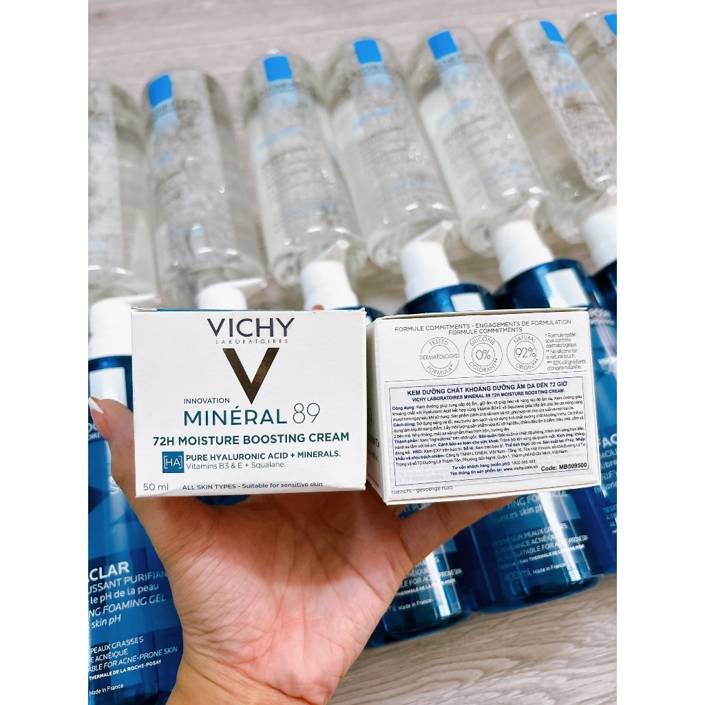 Vichy - Kem Dưỡng Phục Hồi 72h Vichy Mineral 89 50ml