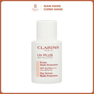 Kem chống nắng bảo vệ da clarins uv plus anti-pollution day screen multi protection spf 50/pa++++
