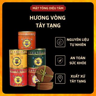  Hương vòng Tây Tạng thành phần nhang trầm hương sạch và thảo dược xông nhà đồ thờ cúng phong thủy 