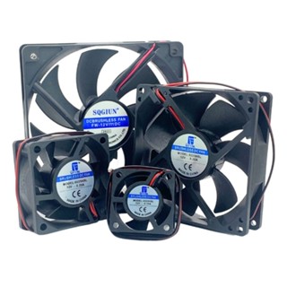 Quạt Tản Nhiệt 5V 12V 24V Kích thước 4x4, 6x6, 8x8, 12x12cm, Quạt làm mát đủ loại
