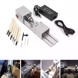 Máy tiện gỗ mini - Máy đánh bóng hạt gỗ