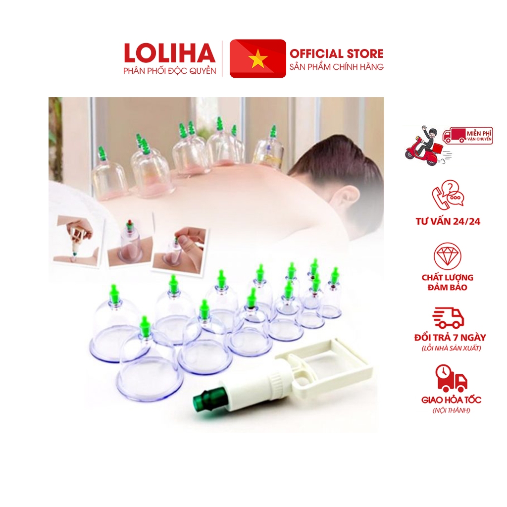 🎁FREESHIP🎁 Combo 5 Bộ giác hơi không dùng lửa (BỘ 12 MÓN)