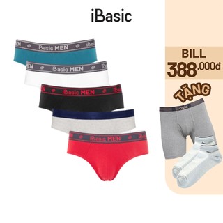 Combo 5 quần lót nam brief cotton iBasic PANM077