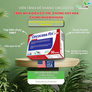 [CHÍNH HÃNG] Viên uống ONCOCESS RX - Tăng cường sức khỏe, nâng cao đề kháng