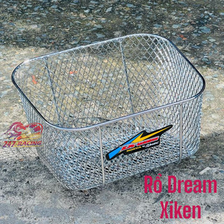 Rổ Lưới XIKEN H2C inox Sáng Bóng gắn xe máy DREAM CUB mẫu Thái Siêu Rẻ Đẹp