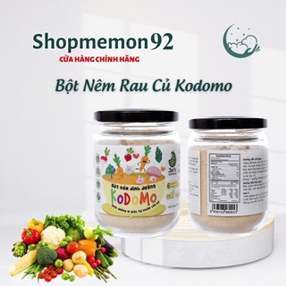 Bột nêm dinh dưỡng, Bột nêm rau củ Kodomo Jan's gia vị ăn dặm cho bé  90g date T6/2025