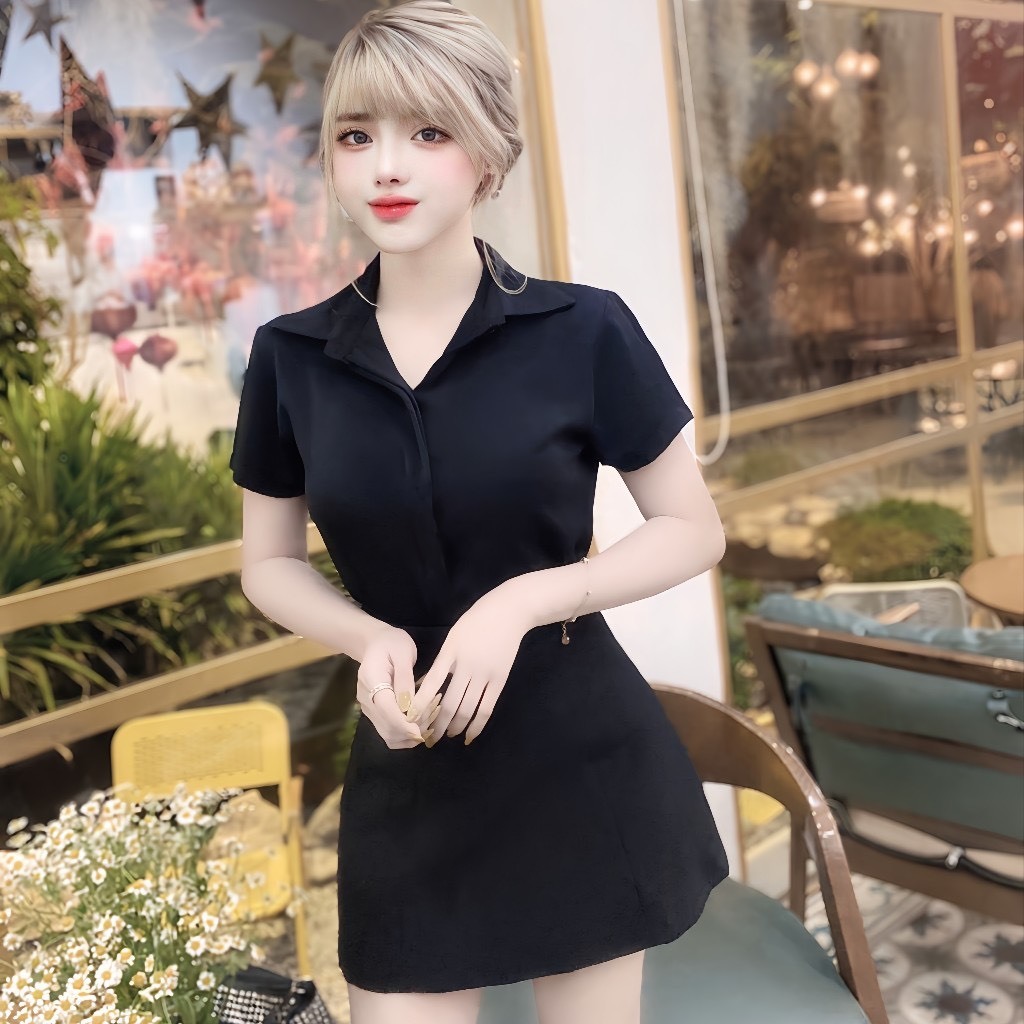 [ A13 ] Áo sơ mi nẹp đôi giấu nút Qiho.store | BigBuy360 - bigbuy360.vn