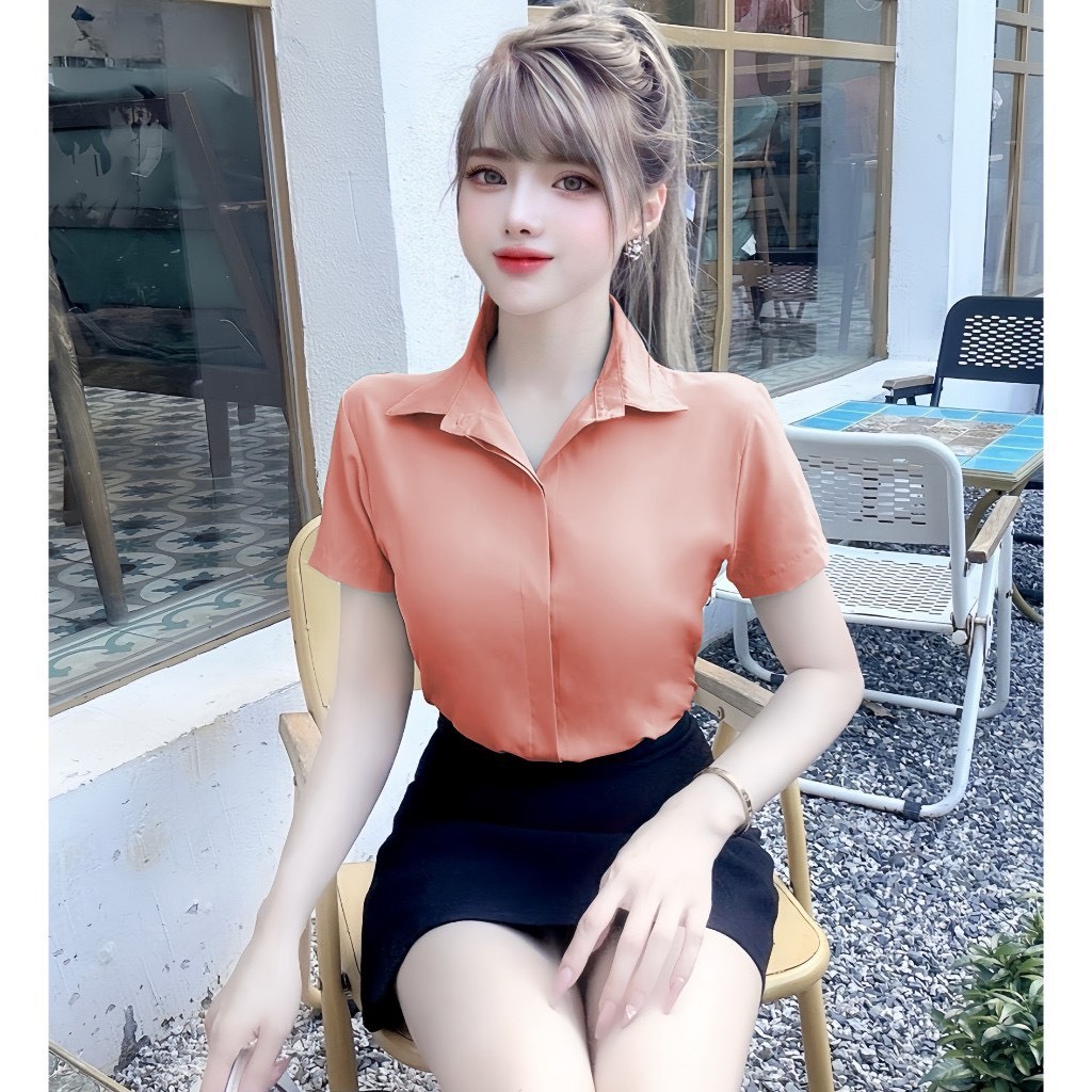 [ A13 ] Áo sơ mi nẹp đôi giấu nút Qiho.store | BigBuy360 - bigbuy360.vn