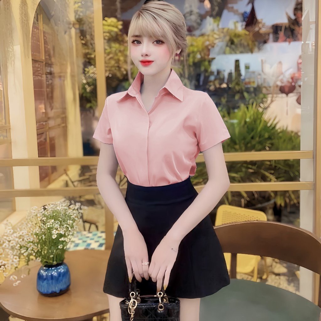 [ A13 ] Áo sơ mi nẹp đôi giấu nút Qiho.store | BigBuy360 - bigbuy360.vn