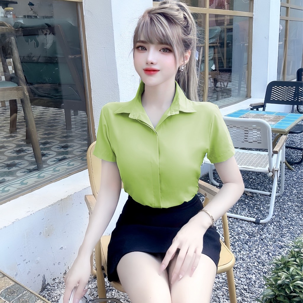 [ A13 ] Áo sơ mi nẹp đôi giấu nút Qiho.store | BigBuy360 - bigbuy360.vn