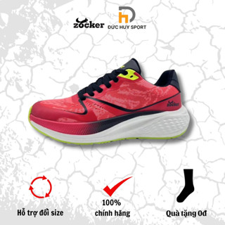 Giày Chạy Bộ Nam Nữ Zocker Speed Up 2024 Trang Bị Bộ Đế Dạng Bọt Cao Cấp Siêu Nhẹ, Tăng Độ Đàn Hồi. [ Tặng tất dệt kim ]
