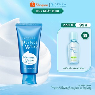 Sữa rửa mặt mướt mịn sạch sâu SENKA PERFECT WHIP 120g