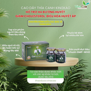 (Cao đặc) Cao dây thìa canh KingKao, 100% tinh chất dây thìa canh - Hạ và ổn định đường huyết an toàn