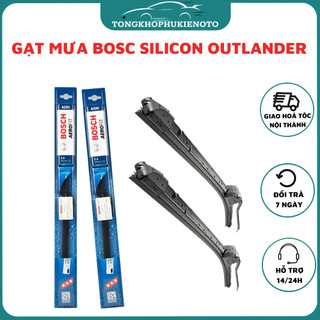 Gạt mưa xe Mitsubishi Outlander gạt mềm không xương chính hãng Bosch ( Giá 1 đôi ) size 26-18inch
