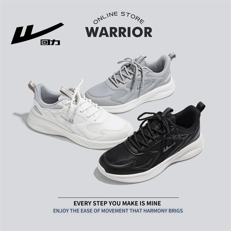 Giày Thể Thao Nam Nữ WARRIOR 0358, Giày Chạy Bộ, Tập Gym, Chơi Cầu Lông, Bóng Chuyền, Tennis, Pickleball, Tặng Kèm Tất
