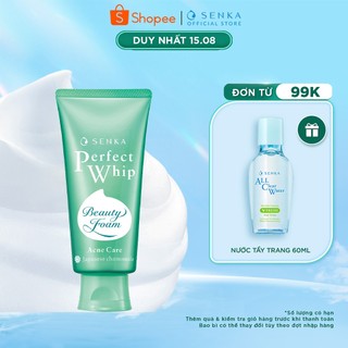 Sữa rửa mặt ngừa mụn SENKA PERFECT WHIP acne care 100g