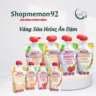 Váng sữa Heinz Custard hoa quả nghiền Heinz Úc cho bé từ 6 tháng (Date t4-5/2025)