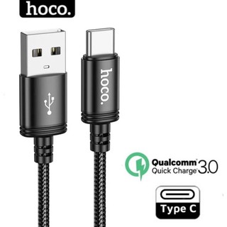 Dây sạc type c Hoco siêu nhanh 3A - Cáp typec bọc bù andoird cho samsung xiaomi ..hocomall