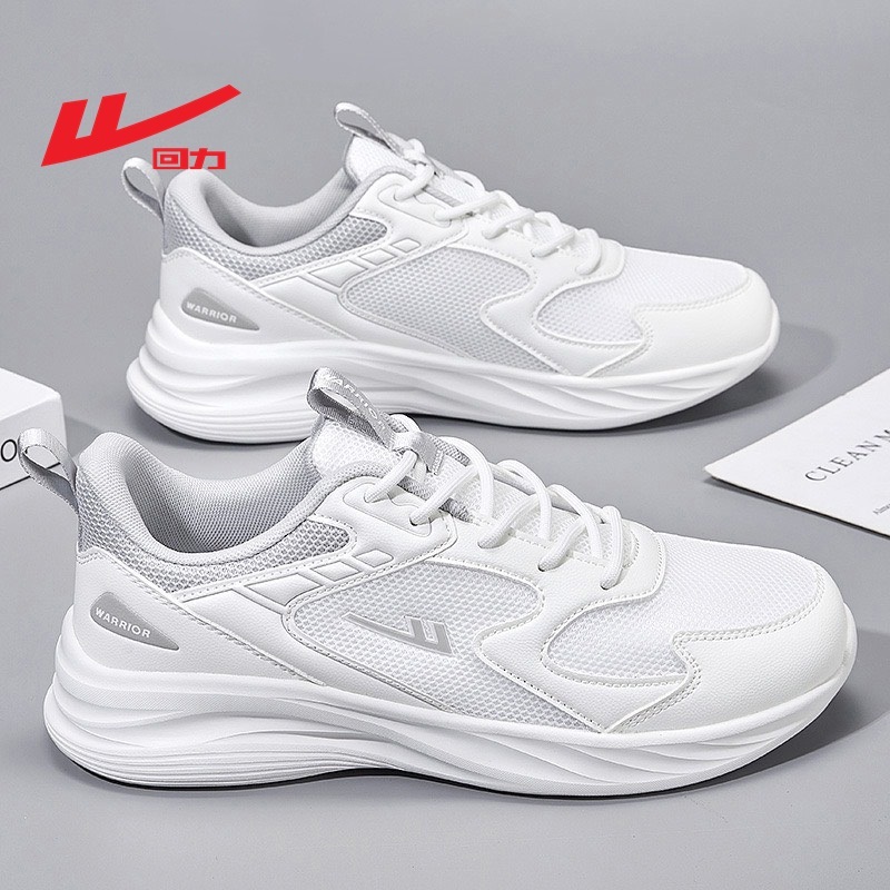 [Tăng 1 Size] Giày Thể Thao Nam Nữ Warrior 0358, Tập Gym, Chạy Bộ, Chơi Bóng Chuyền, Cầu Lông, Pickleball, Tặng Tất Chân