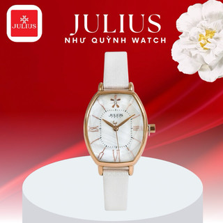Đồng Hồ Nữ Julius Hàn Quốc Dây Da JA-920C JU1160 (Trắng)