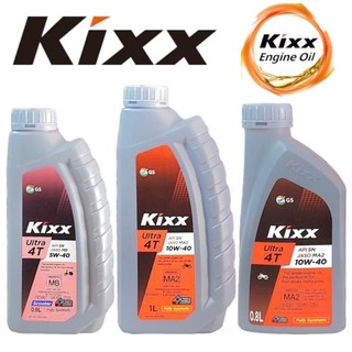 Dầu Nhớt Kixx Xe Số, Xe Tay GA  0.8L,  1L 100% Tổng Hợp Chính Hãng