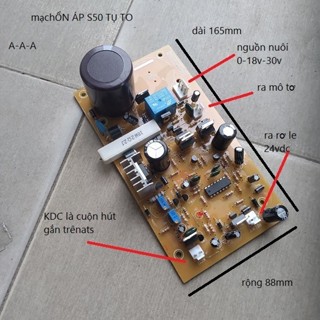 mạch ổn áp  S50 đời mới tụ to cho lioa