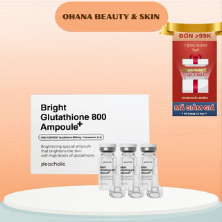 Tế bào gốc giảm thâm sạm nám tàn nhang bright glutathione 800 ampoule