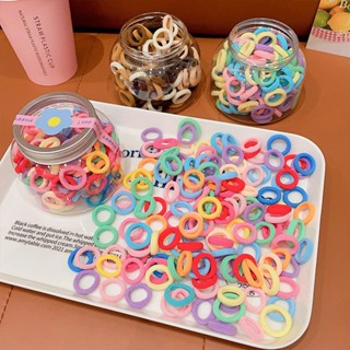 Combo 100 Dây Chun Buộc Tóc Bé Gái, Cột Tóc Cho Bé Nhiều Màu, Chất Thun Co Dãn Tốt KEP04