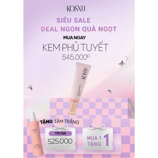 KEM PHỦ TUYẾT KOSXU TẶNG TẮM TRẮNG KOSXU 💗FREESHIP💗