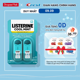 Xịt thơm miệng listerine pocketmist oral care cool mint - usa