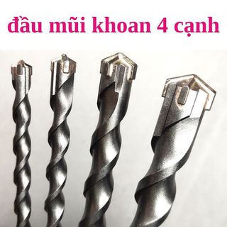 Mũi khoan bê tông soyi đuôi gài 6mm 8mm 10mm 12mm