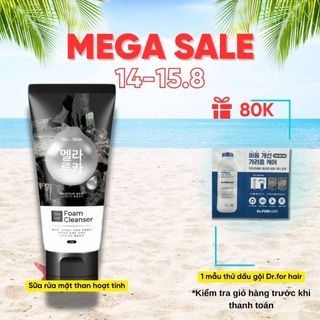 Sữa rửa mặt nam than hoạt tính 30Shine Skin&Dr dưỡng ẩm trắng da sạch sâu cho da mụn - 30Shine phân phối chính hãng