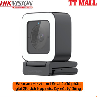 [Độ nét 2k] Webcam HIKVISION DS-UL4 chính hãng độ nét cực cao 2k chính hãng dành cho livestream, giảng dạy trực tuyến