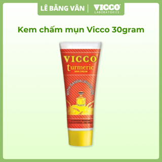 Kem chấm mụn Vicco 30gram Giảm Thâm Triết Xuất Nghệ Và Đàn Hương Cải Thiện Sắc Tố | Lê Bằng Vân